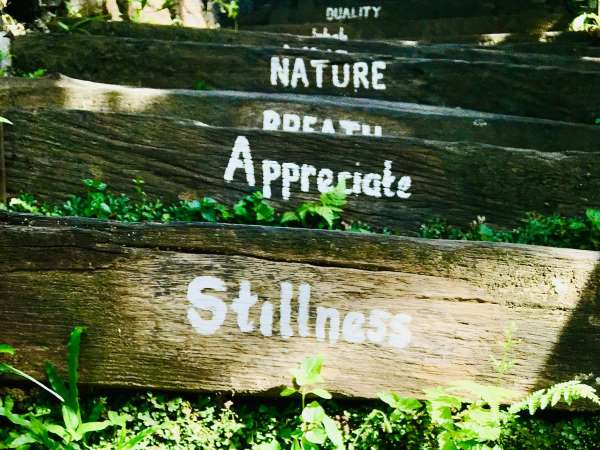 Stufen in der Natur sind den spirituellen Stufen ähnlich, da man Kraft und Zeit braucht, sie zu gehen.